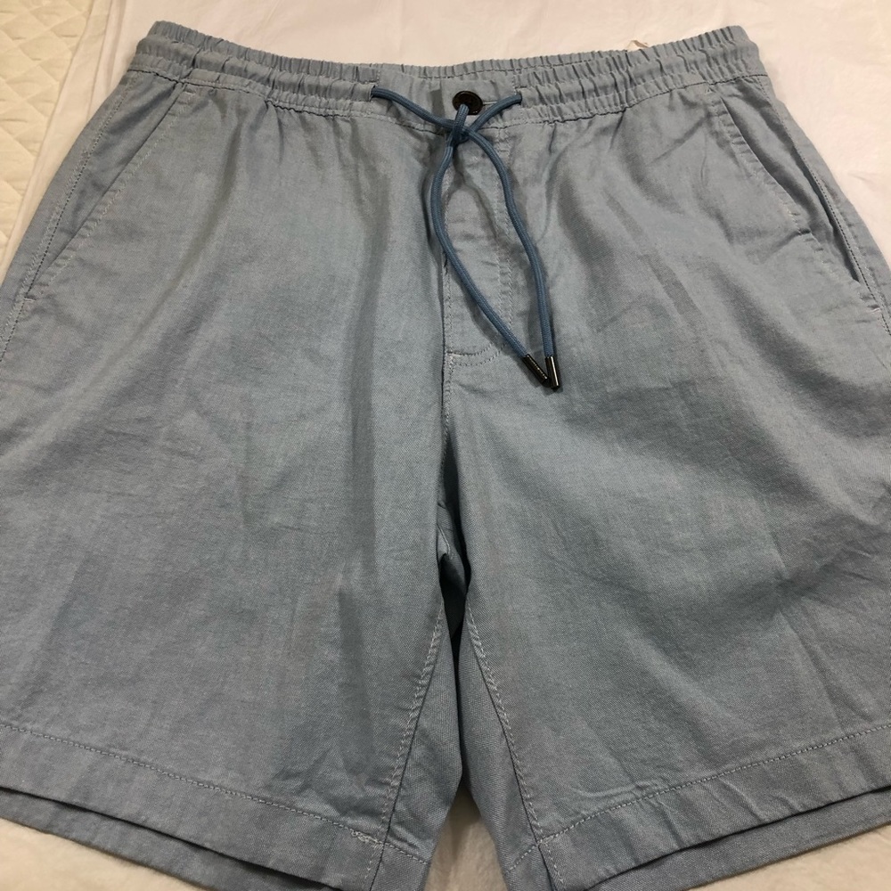 Michael Kors Stretch Chambray Shorts, Small